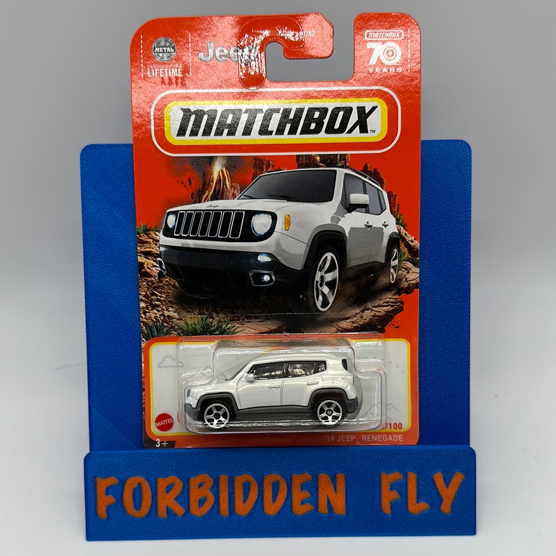 Matchbox - 2023 Mainline #40/100 - White ‘19 Jeep Renegade