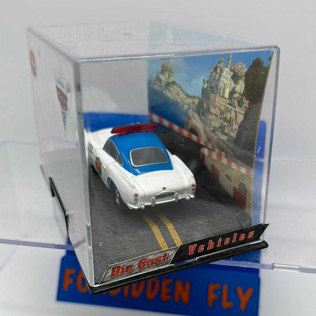 Disney Pixar Cars Movie - Disney Store Parks 1:43 Exclusive - Security Finn McMissile