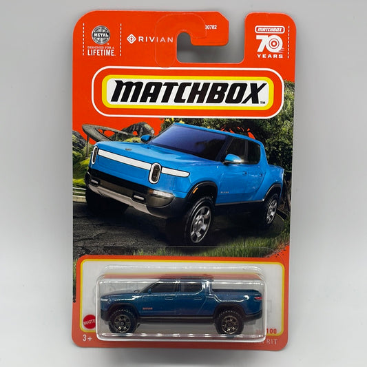 Matchbox - 2023 Mainline - Rivian R1T - Blue - # 38/100