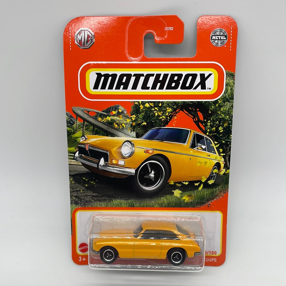 Matchbox - 2022 Mainline #73/100 - 1971 MGB GT Coupe - Yellow