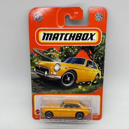 Matchbox - 2022 Mainline #73/100 - 1971 MGB GT Coupe - Yellow