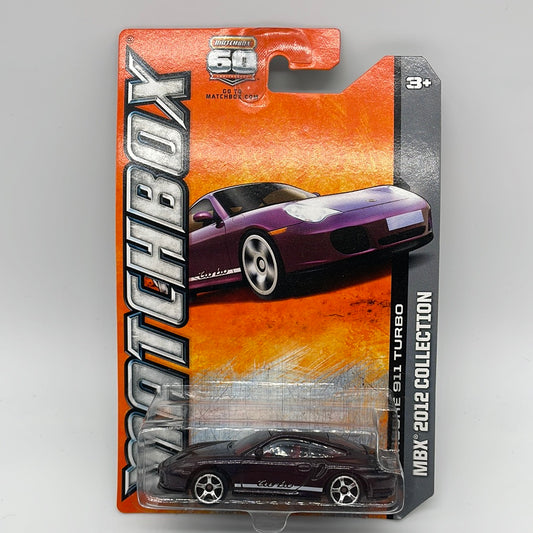 Matchbox - 2013 Mainline - Porsche 911 Turbo - Purple - # 106/120