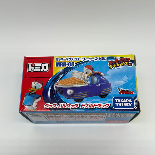 Tomica (Takara Tomy) - Disney Mickey Mouse And Road Racers Series - Donald Duck Barchetta #MRR-08