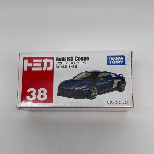 Tomica (Takara Tomy) - Standard - #38 - Audi R8 Coupe - Blue