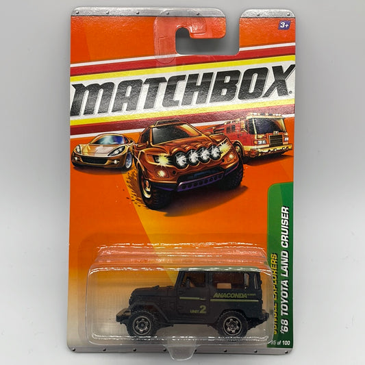 Matchbox - 2011 Mainline - ‘68 Toyota Land Cruiser - Black - # 95/100