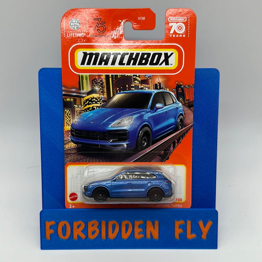 Matchbox - 2023 Mainline #78/100 - Blue Porsche Cayenne Turbo