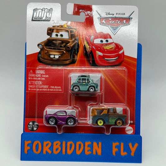 Disney Pixar Cars Movie - Metal Mini Racers 3 Pack - 2023 Cars 2 Gremlin Release