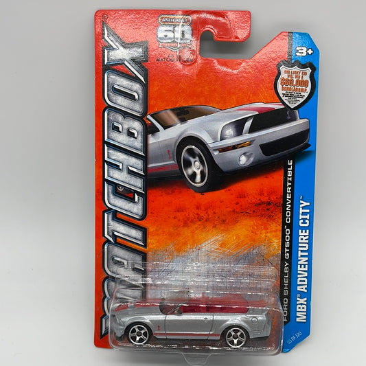 Matchbox - 2013 Mainline - Ford Shelby GT500 Convertible - Silver - # 55/120