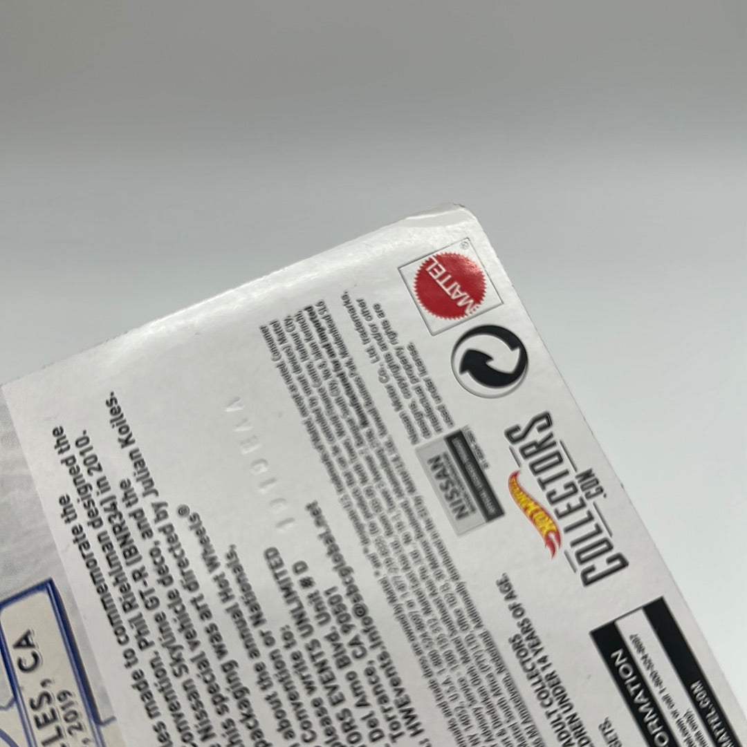 Hot Wheels 2019 33rd Annual Los Angeles Collector’s Convention - Yellow Nissan Skyline GT-R (BNR34)