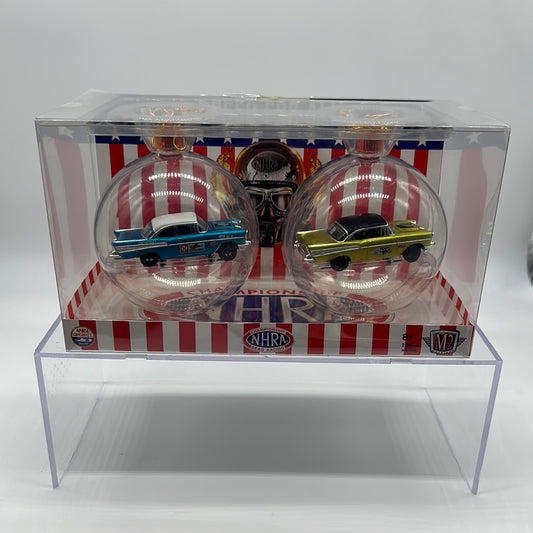 M2 Machines - 2022 Christmas Ornaments 2 Pack - 1957 Chevrolet Bel Air