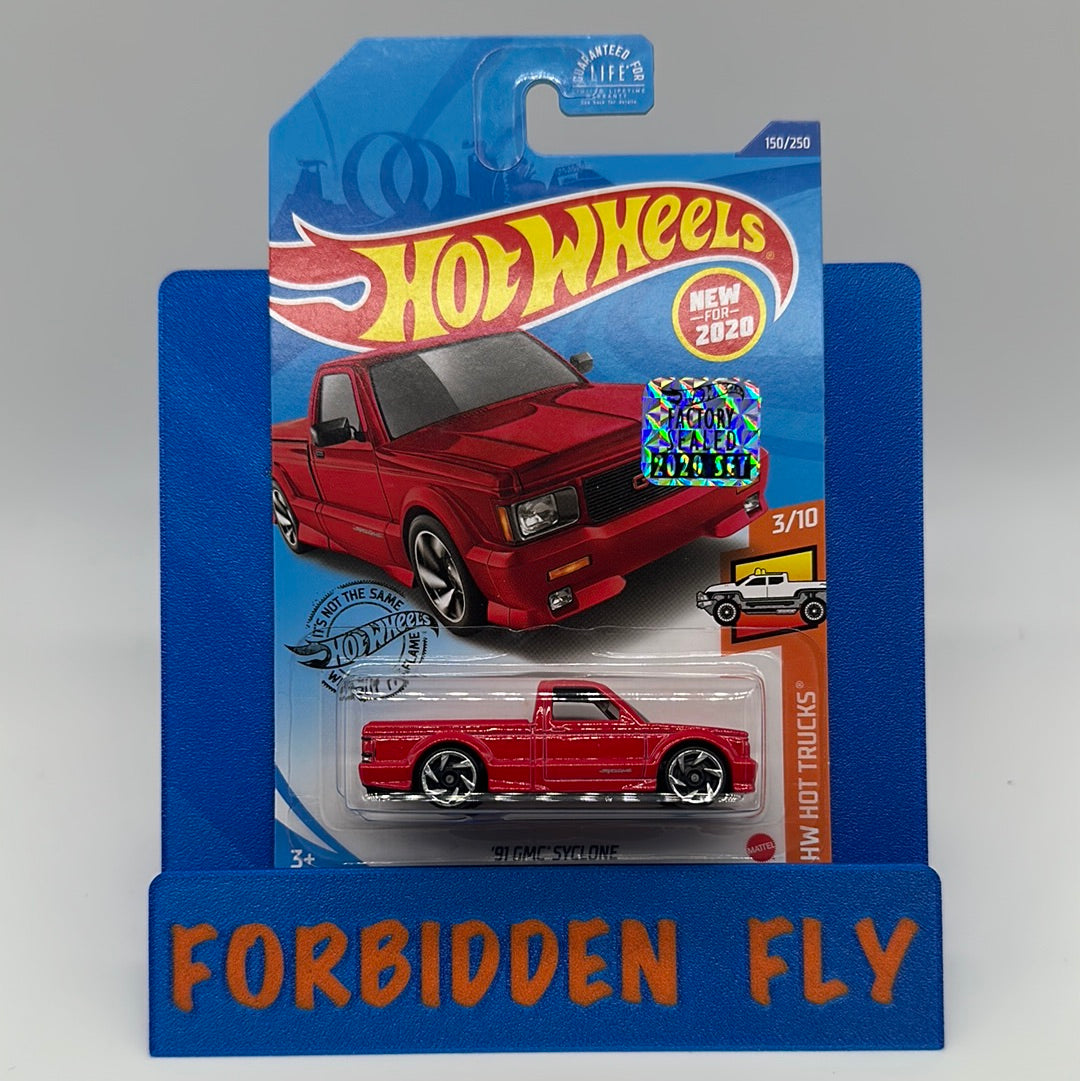 Hot Wheels Mainline - Factory Stickered 2020 N Case - Red ‘91 GMC Syclone