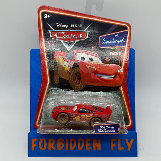 Disney Pixar Cars Movie - Supercharged - Dirt Track Lightning McQueen