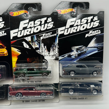 Hot Wheels - Walmart Exclusive - 2016 Fast & Furious Mainline Series Complete Set of 8