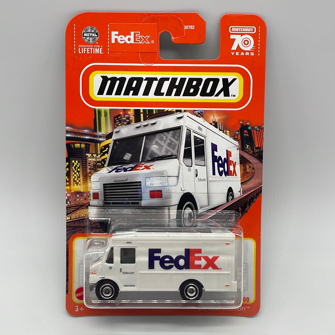 Matchbox - 2023 Mainline - FedEx Express Delivery - White - # 56/100 ...