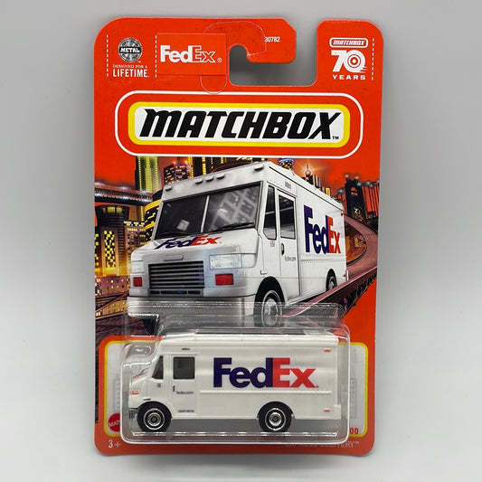 Matchbox - 2023 Mainline - FedEx Express Delivery - White - # 56/100