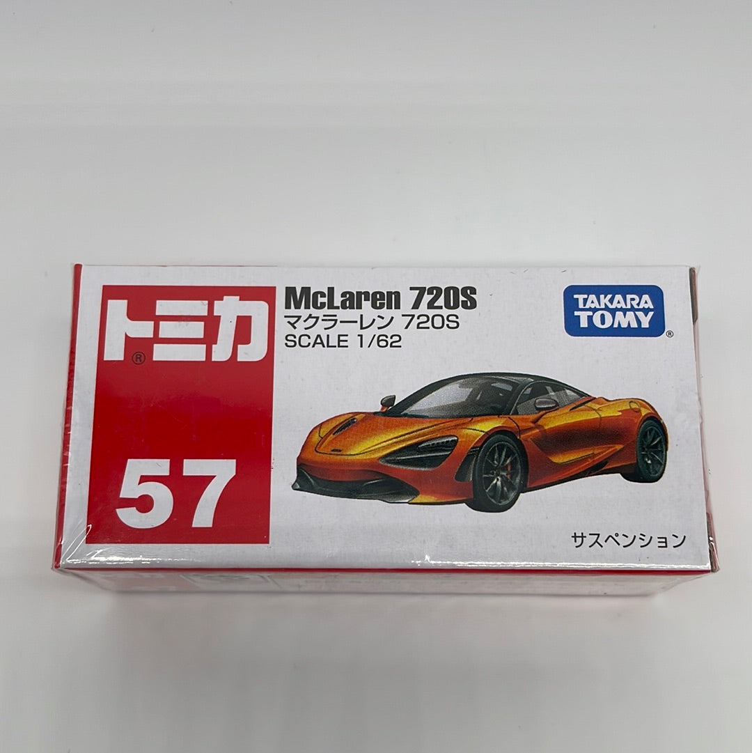 Tomica (Takara Tomy) - Standard - #57 - McLaren 720S - Orange