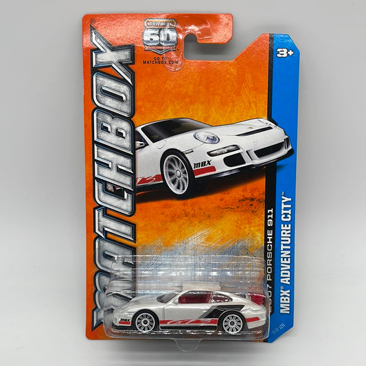 Matchbox - 2013 Mainline - 2007 Porsche 911 - White - # 8/120
