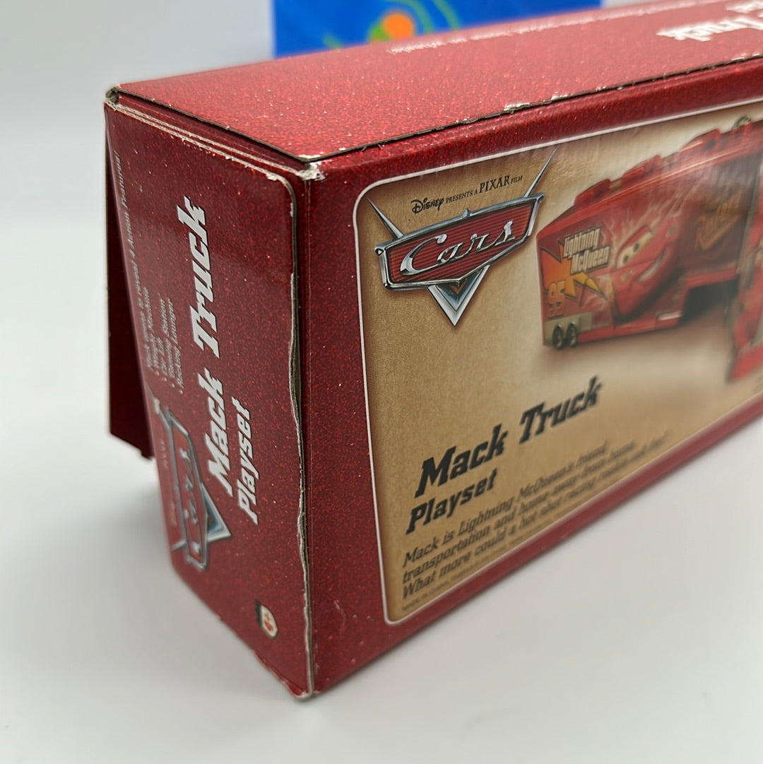 Disney Pixar Cars Movie - 2005 Original Desert Series - Mack Truck Playset (sealed)