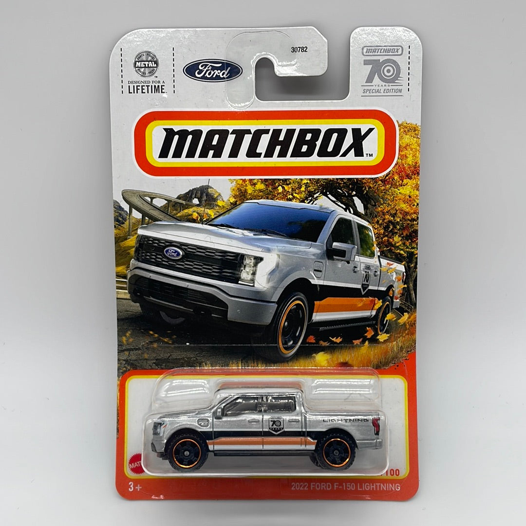 Matchbox - 2023 Mainline - 2022 Ford F-150 Lightning - # 20/100