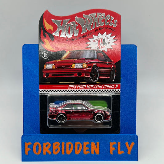 Hot Wheels RLC Red Line Club - 2021 Release - Red 1993 Ford Foxbody Mustang Cobra R