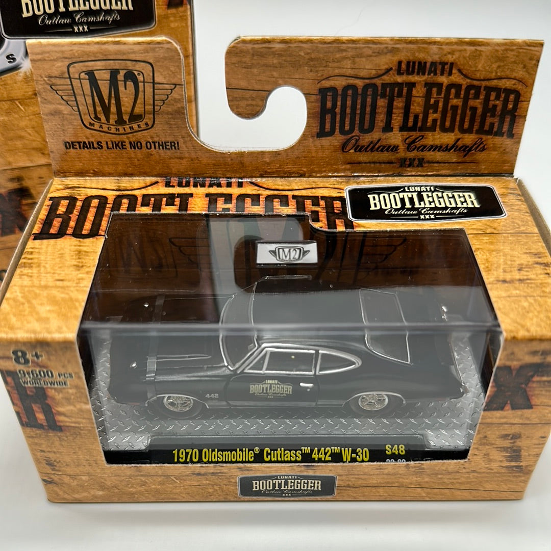M2 Machines Acrylic Boxed Car Set - 2022 Lunati Bootlegger Series - Complete Set of 6