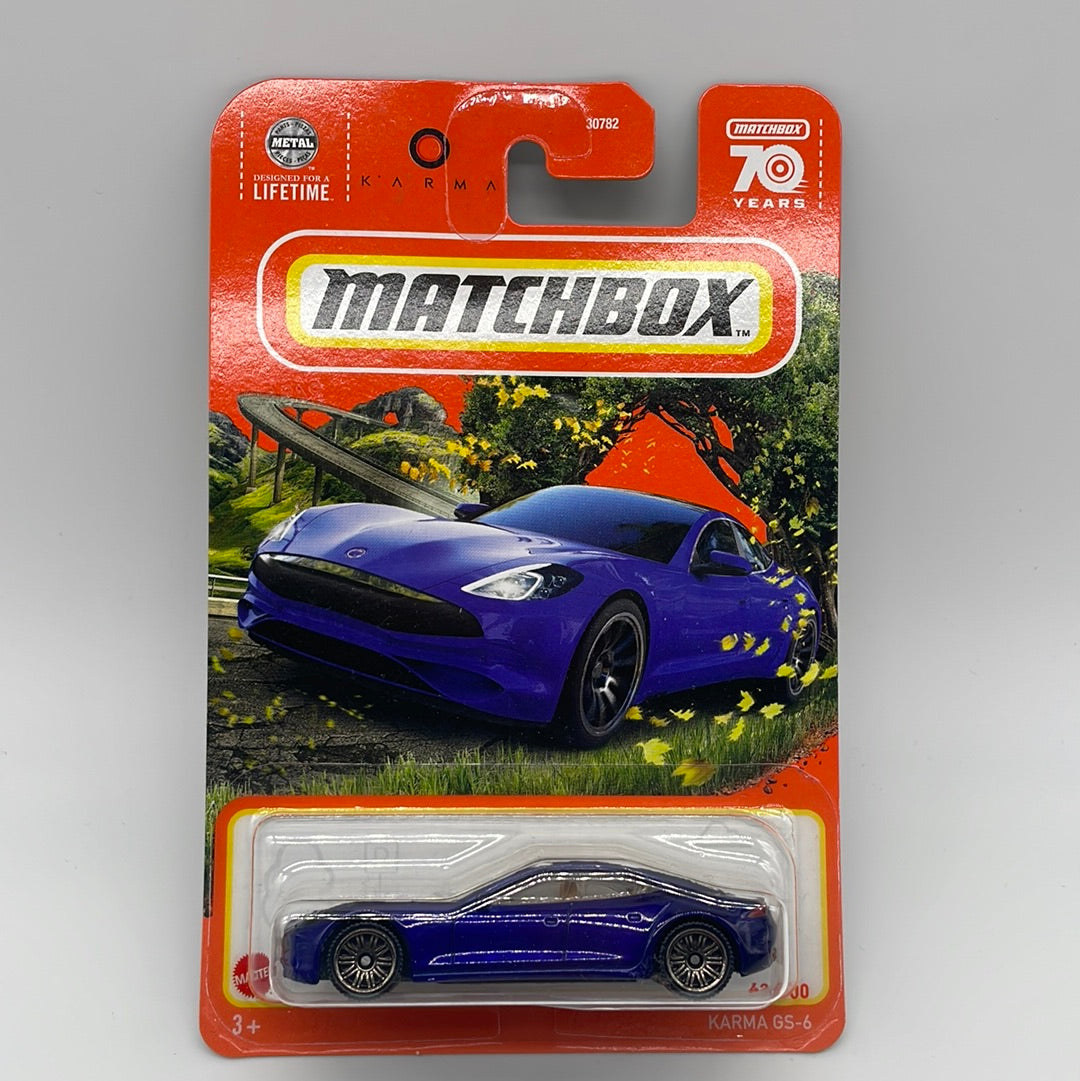 Matchbox - 2023 Mainline - Karma GS-6 - Blue - # 43/100