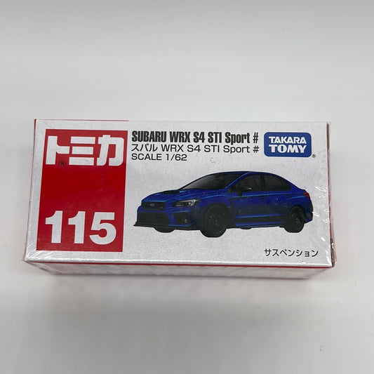 Tomica (Takara Tomy) - Standard - #115 - Subaru WRX S4 STI Sport - Blue
