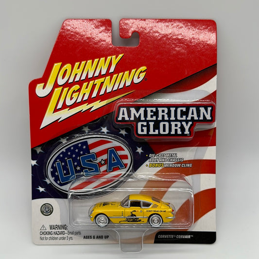 Johnny Lightning - American Glory - Corvette Corvair - Yellow