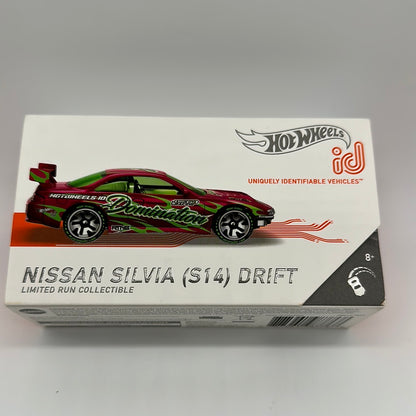 Hot Wheels Boxed Series 2 ID Car - Drift Domination - Nissan Silvia (S14) Drift