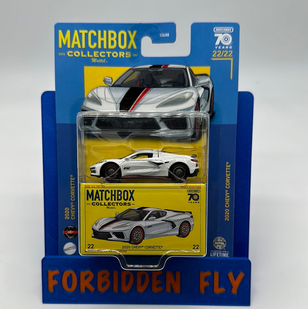 Matchbox Collectors 70 Years - #22/22 - 2020 Chevy Corvette - White