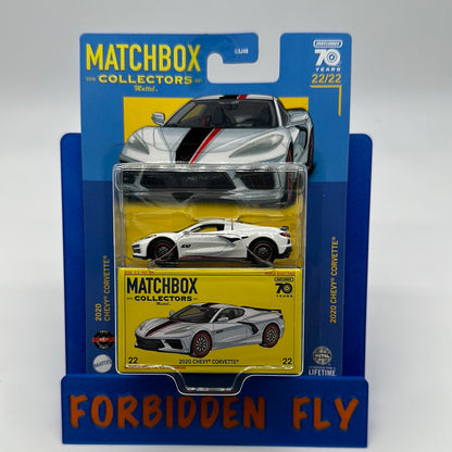 Matchbox Collectors 70 Years - #22/22 - 2020 Chevy Corvette - White