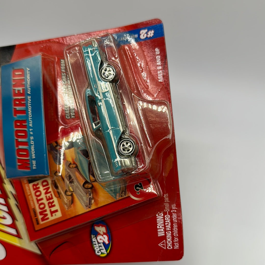 Johnny Lightning Motor Trend Series - 1958 Chevy Impala - Blue