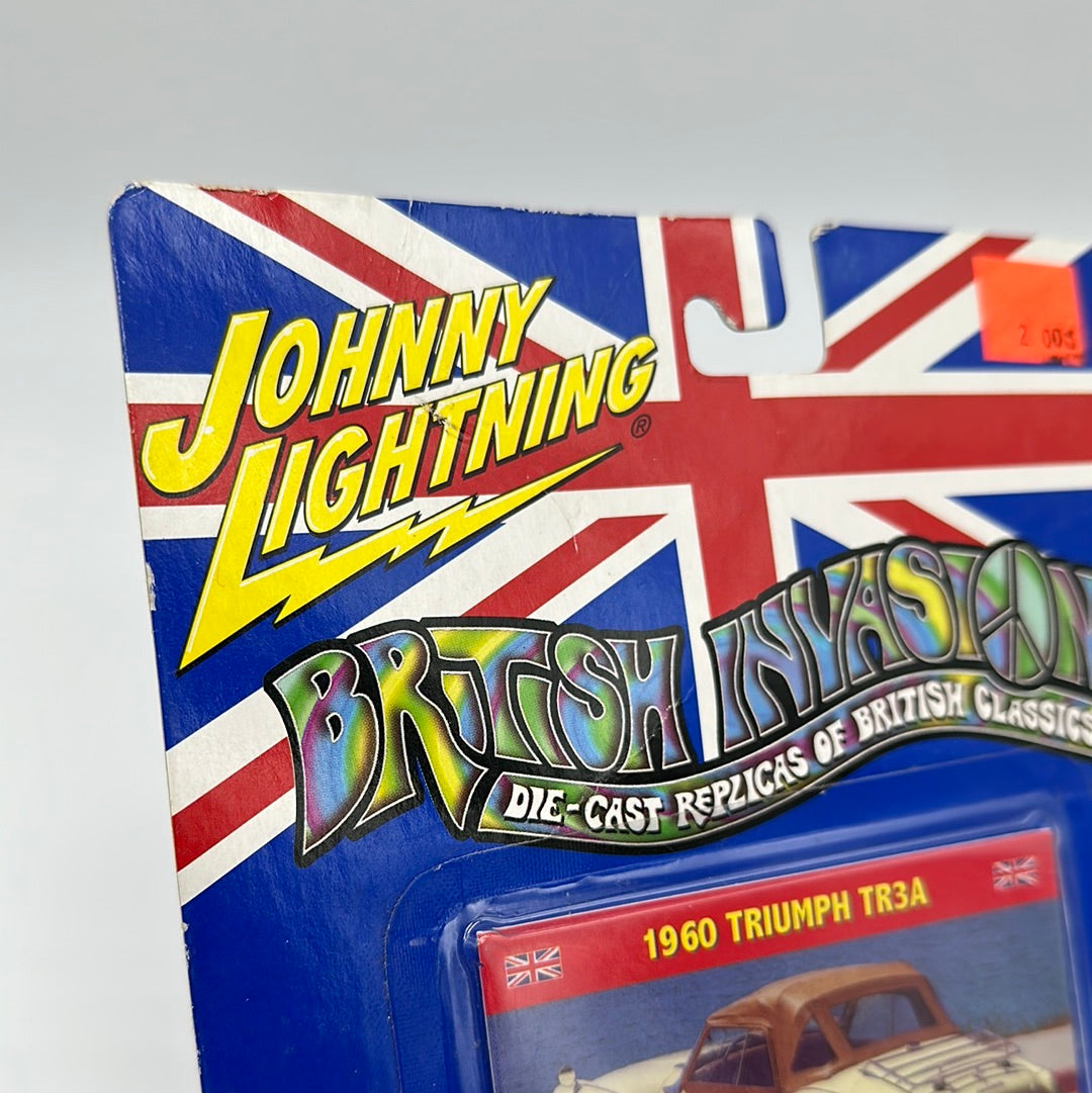 Johnny Lightning - British Invasion - 1960 Triumph TR3A - Yellow