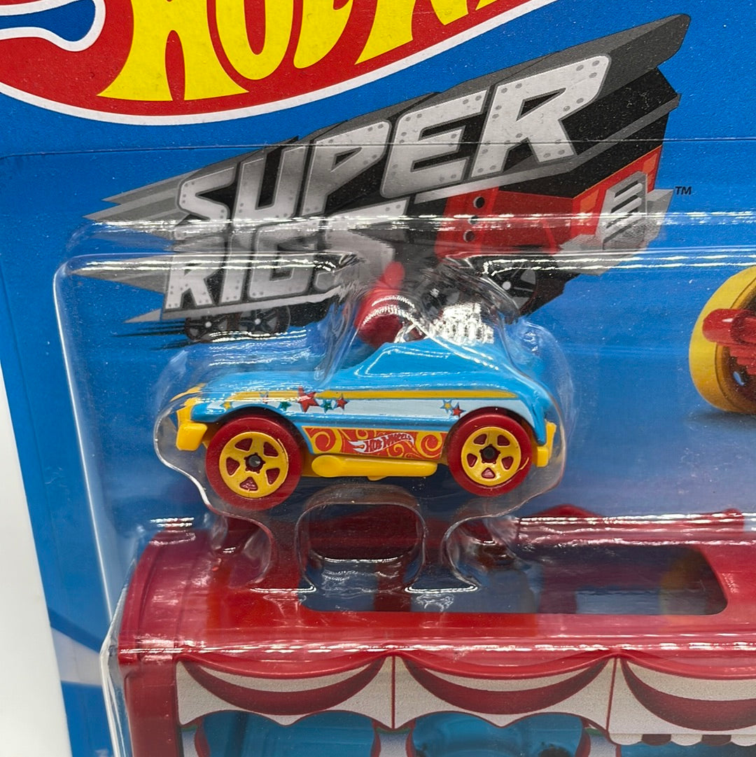 Hot Wheels Super Rigs - Car-Nival Steamer Circus Hauler