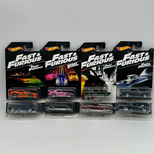 Hot Wheels - Walmart Exclusive - 2016 Fast & Furious Mainline Series Complete Set of 8