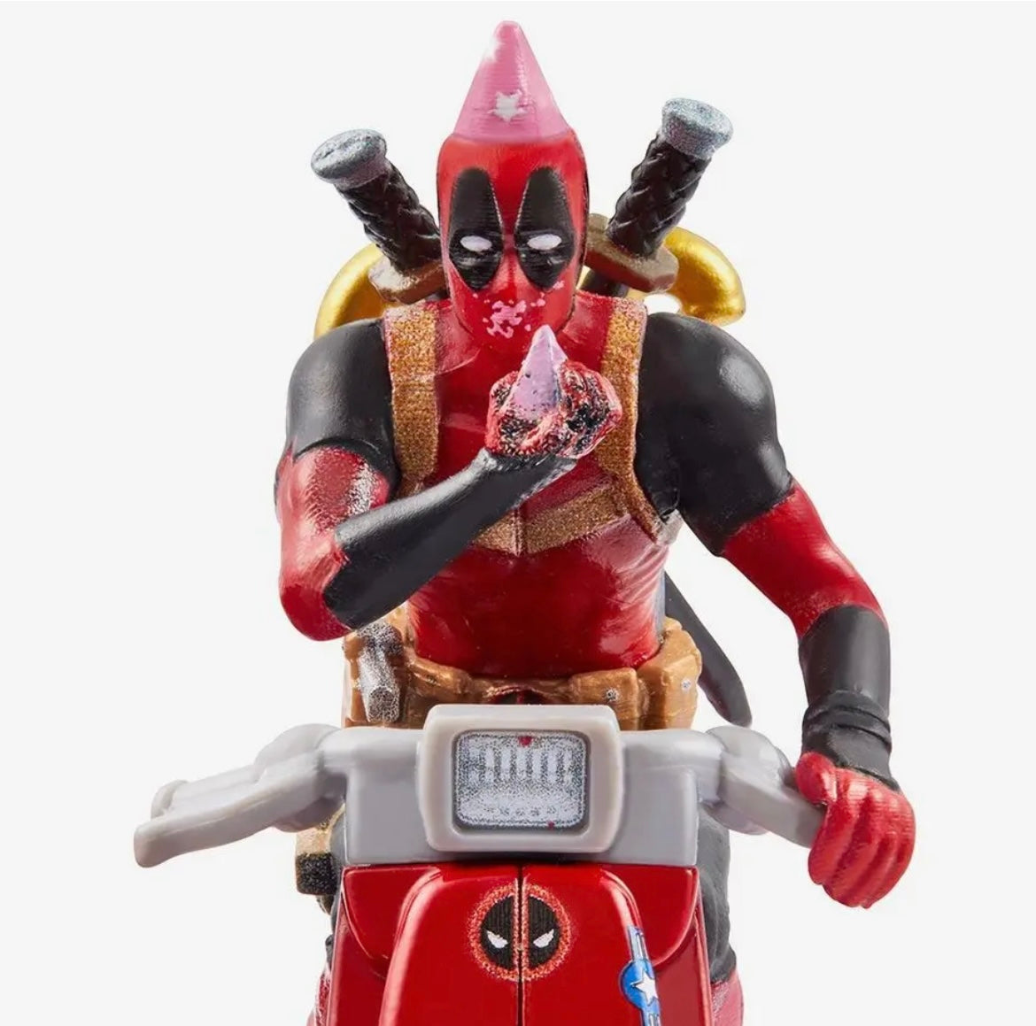 Hot Wheels Premium - SDCC 2021 Exclusive - Marvel Deadpool On Scooter