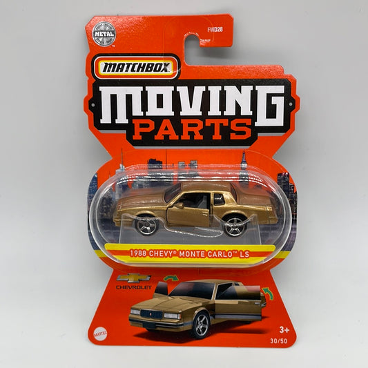 Matchbox Collectors Moving Parts Series - 1988 Chevy Monte Carlo LS - Gold