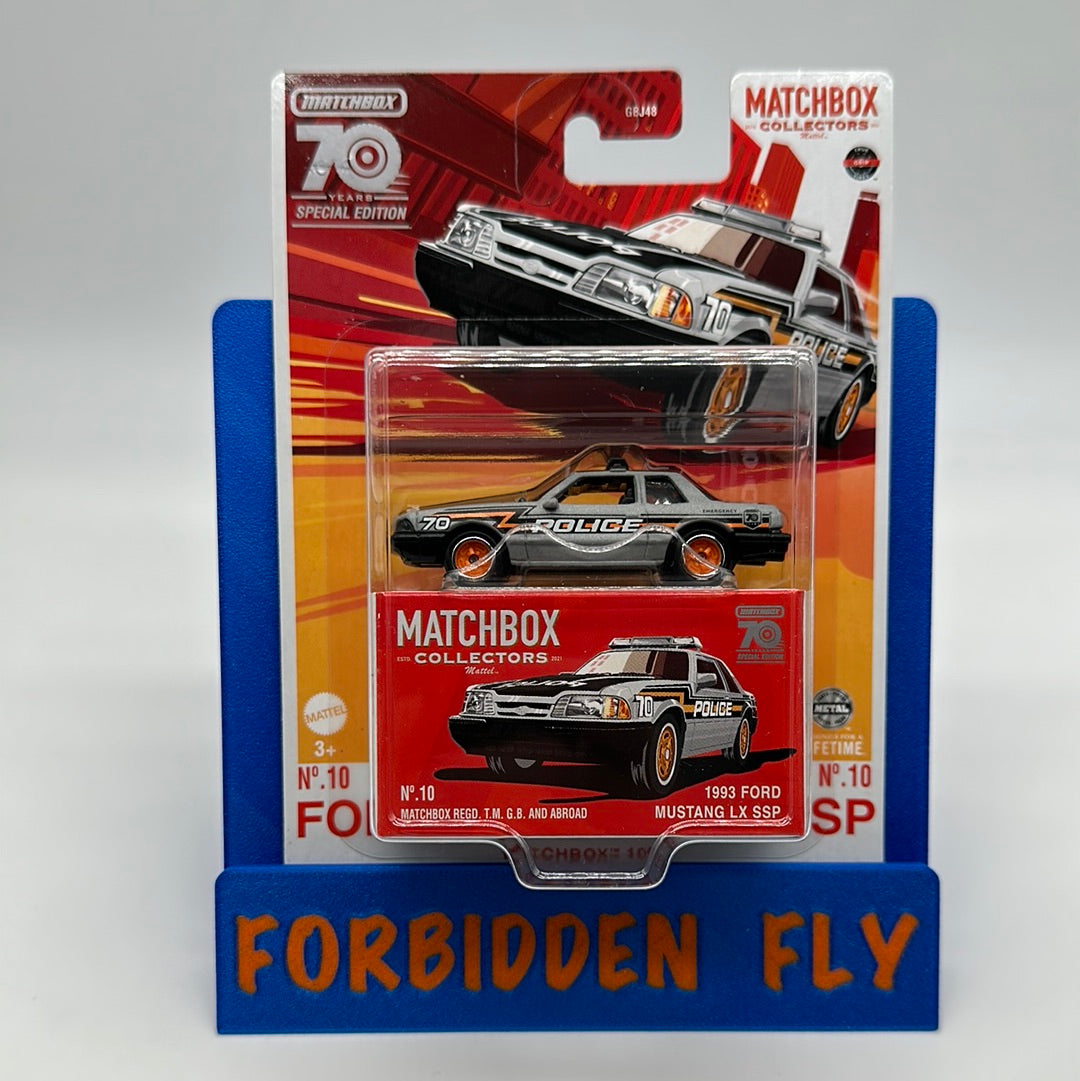 Matchbox Collectors - 2023 70 Years Special Edition - 1993 Ford Mustang LX SSP - # 10