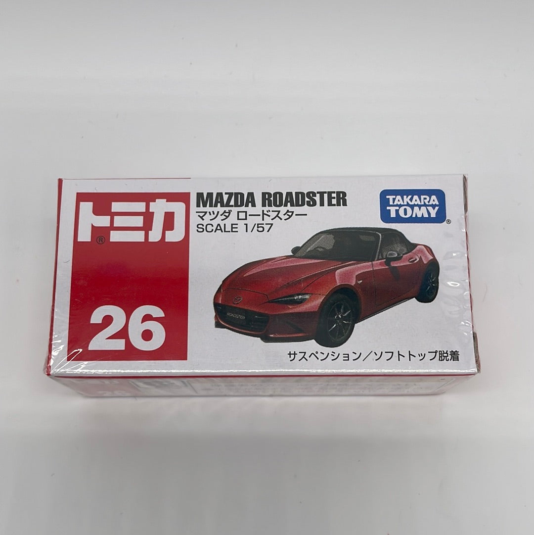 Tomica (Takara Tomy) - 2018 Standard - # 26 - Mazda Roadster - Red