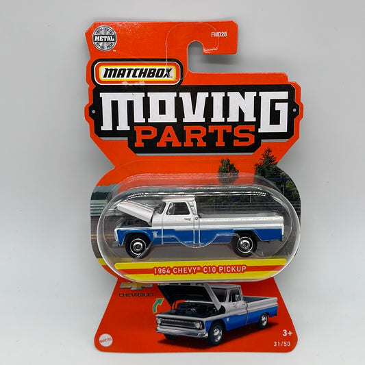 Matchbox Collectors Moving Parts Series -  1964 Chevy C10 Pickup - Blue