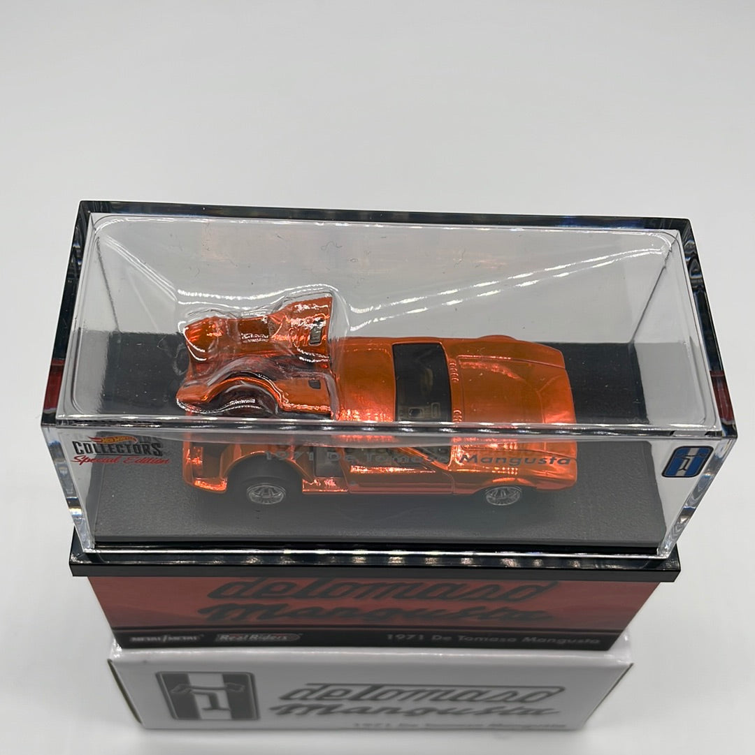 Hot Wheels RLC Red Line Club - 2021 Release - 1971 De Tomaso Mangusta - Orange