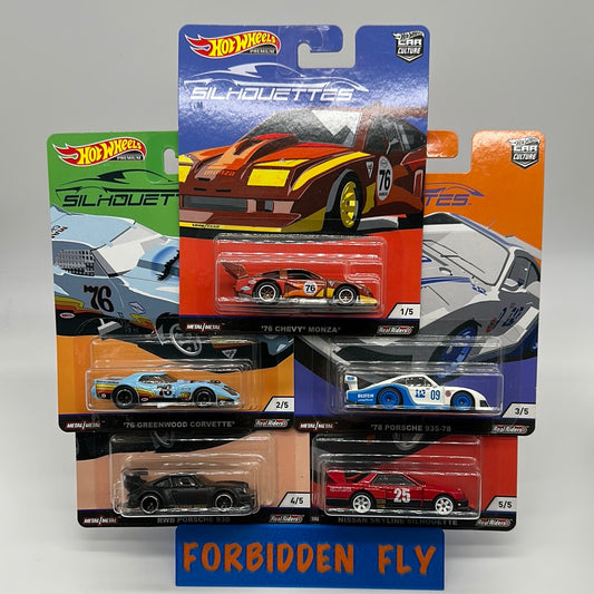 Hot Wheels Car Culture - Silhouettes Premium Set of 5