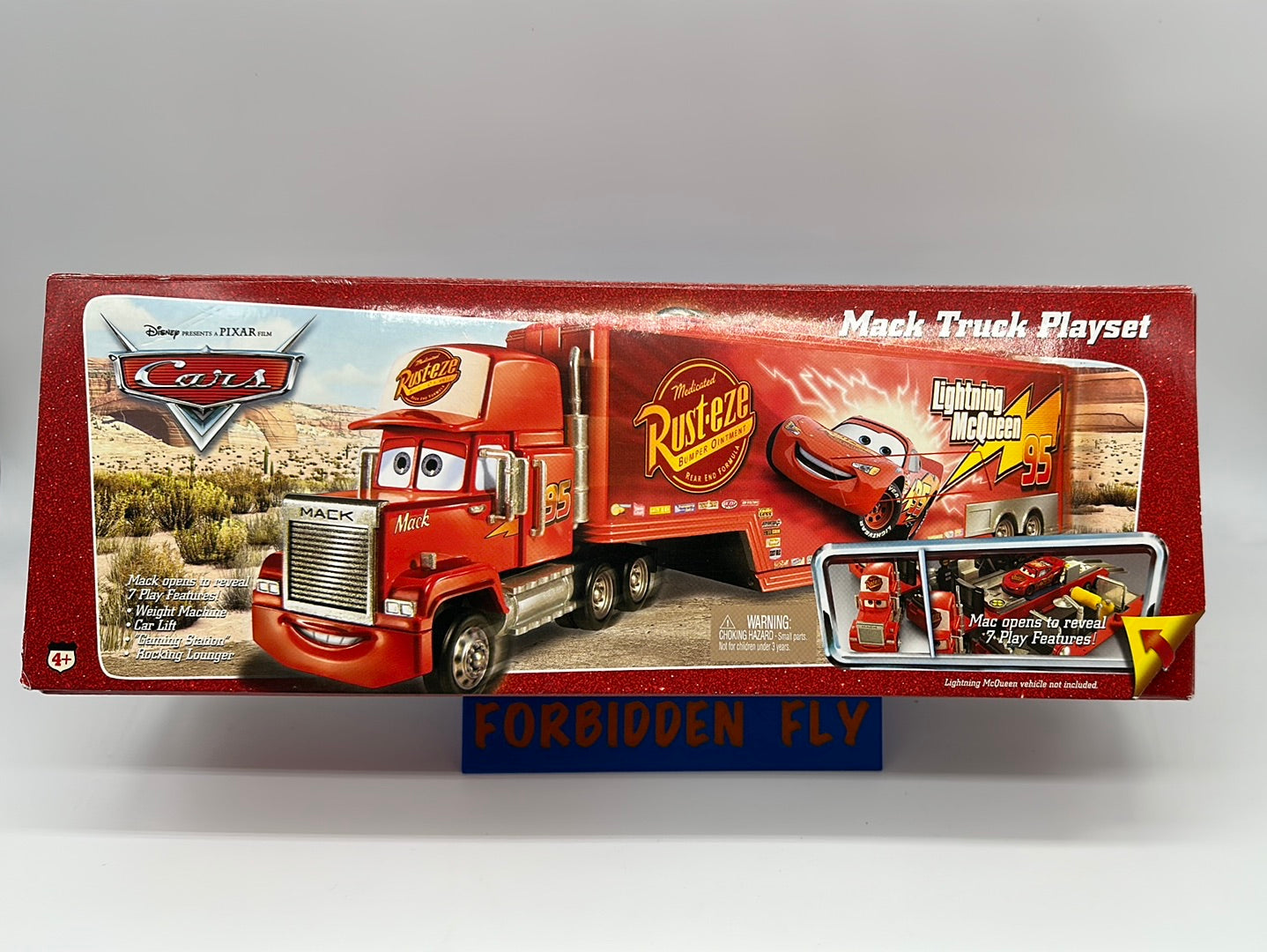 Disney Pixar Cars Movie - 2005 Original Desert Series - Mack Truck Playset (sealed)