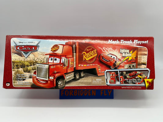 Disney Pixar Cars Movie - 2005 Original Desert Series - Mack Truck Playset (sealed)