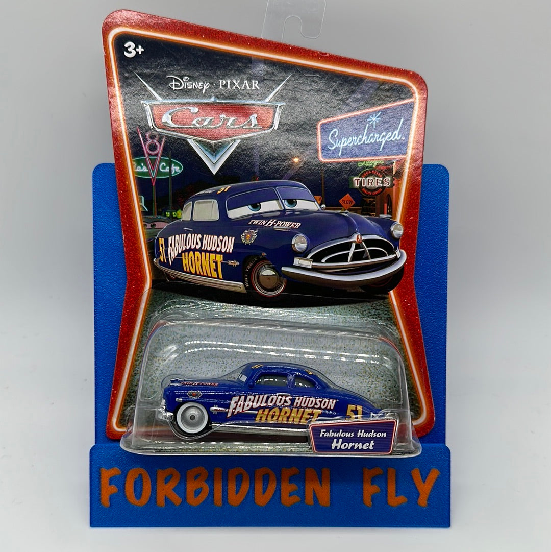 Disney Pixar Cars Movie - Supercharged - Fabulous Hudson Hornet w/ White Wheels