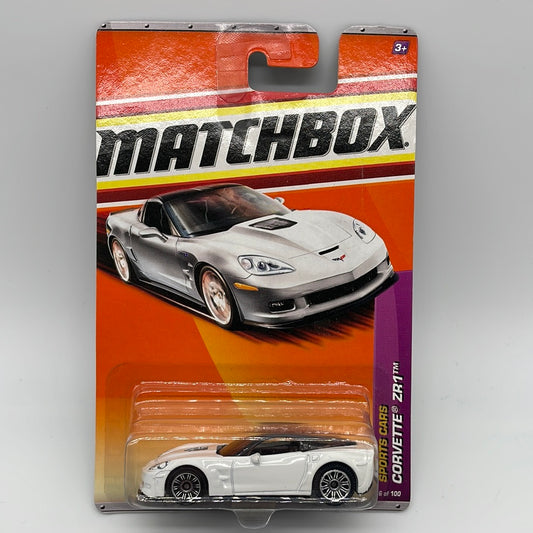 Matchbox - 2011 Mainline - Corvette ZR1 - White - # 6/100