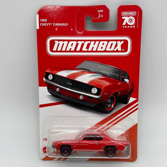 Matchbox - 2023 Target Exclusive Red Edition - 1969 Chevy Camaro - Red - # 1/6