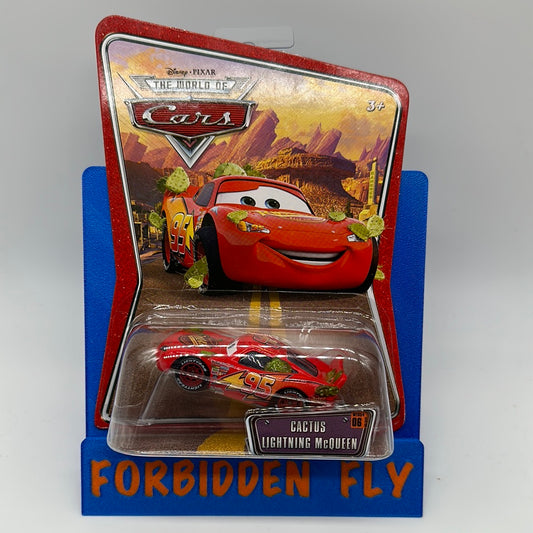 Disney Pixar Cars Movie - World of Cars - Cactus Lightning McQueen