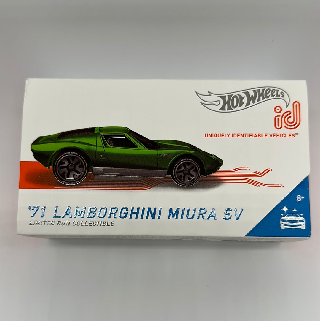 Hot Wheels Boxed Series 2 ID Car - Factory Fresh - ‘71 Lamborghini Miura SV