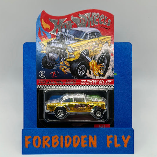 Hot Wheels RLC Red Line Club - 2019 Release - Selections Series Dirty Blonde ‘55 Chevy Bel Air Gasser
